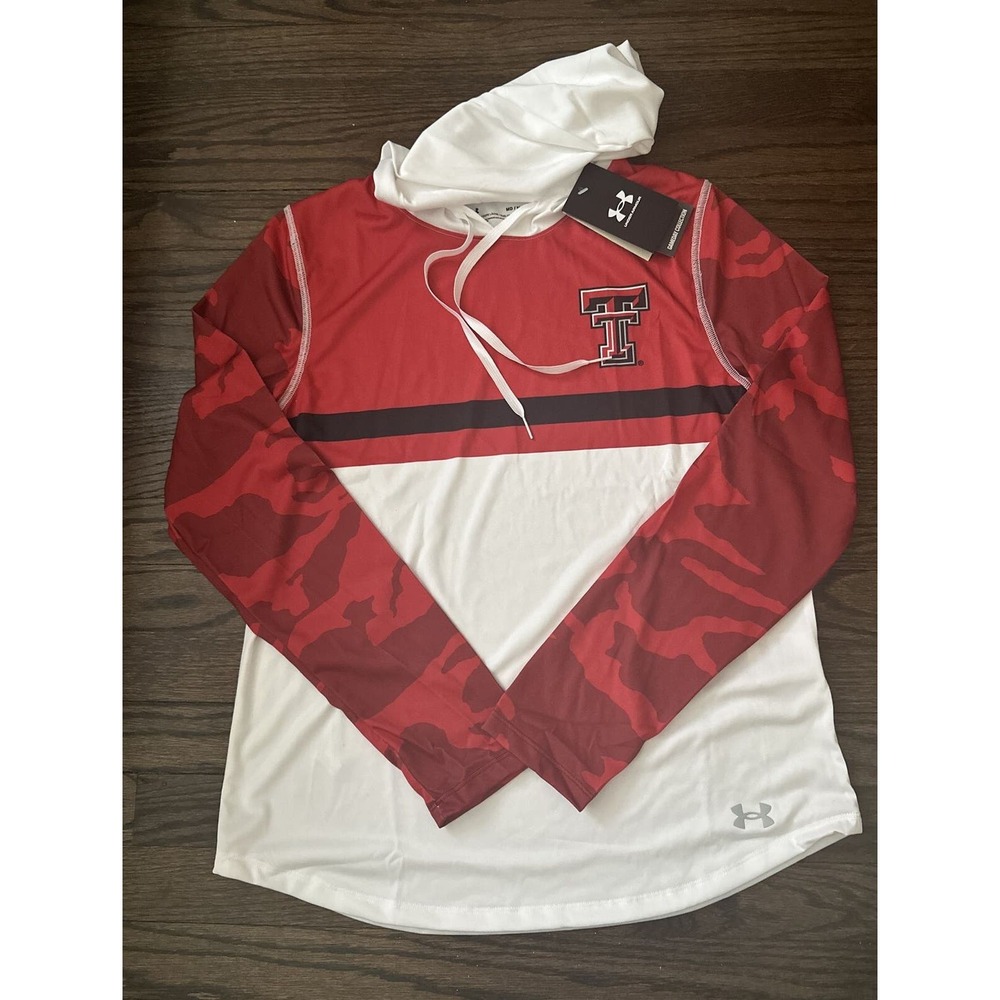 Under Armour Texas Teach Shirt Women's Medium Vent Collegiate UA Tech